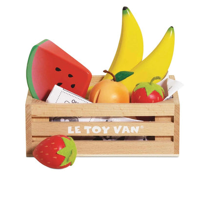 Le Toy Van - Wooden Smoothie Fruit Food Crate - 7pcs