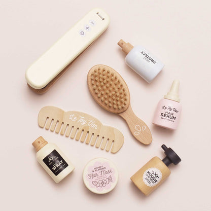 Le Toy Van - Wooden Hair Care & Straighteners Set - 8pcs