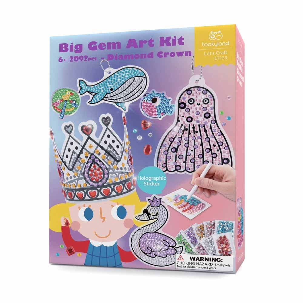 TookyToy - Big Gem Art Kit - Diamond Crown