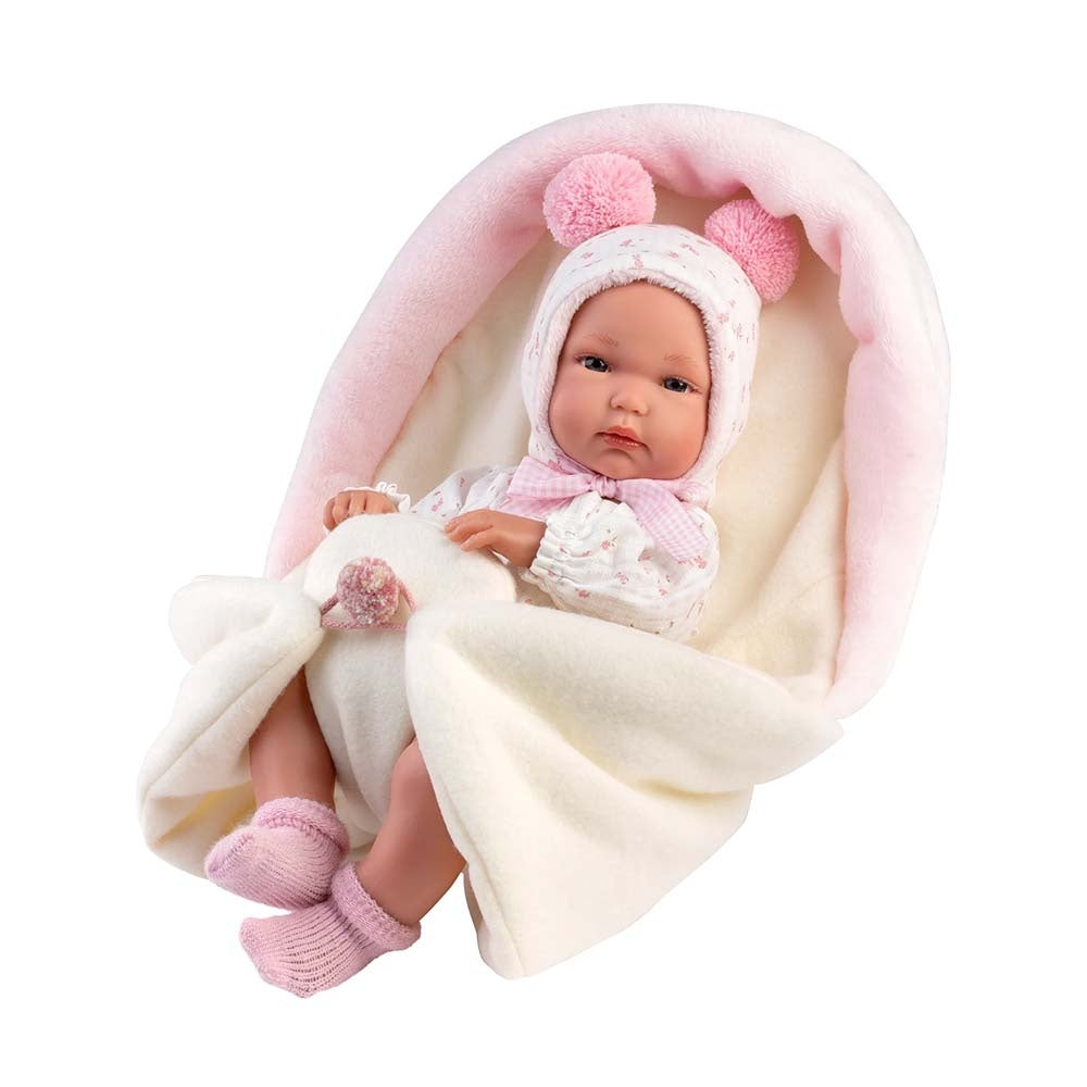 Llorens - Anatomically Correct Baby Girl Doll with Clothing & Sleeping-bag: Bimba - 35cm