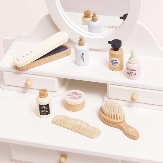 Le Toy Van - Wooden Hair Care & Straighteners Set - 8pcs