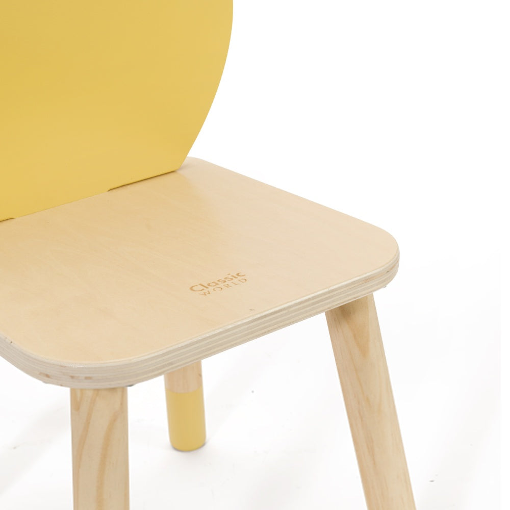 Classic World Grace Table & Chair Set - 2 Lemon Chairs
