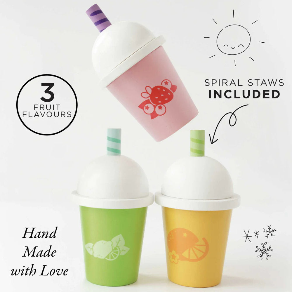 Le Toy Van - Wooden Take Away Smoothie Trio - 3pcs