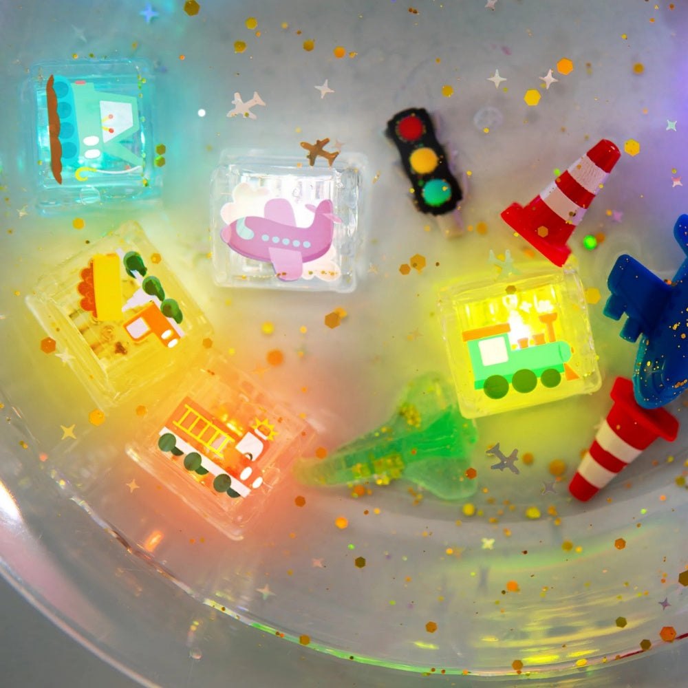 Glo Pals - Water Activated Light-Up Sensory Toys - Auto (6 Pack)