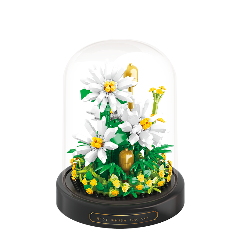 Cogo - Building Block Set - Daisy Flower Dome - 490 Pieces – Motherhood