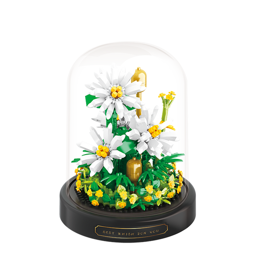 Cogo - Building Block Set - Daisy Flower Dome - 490 Pieces