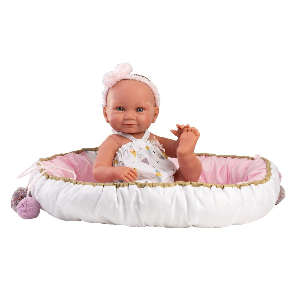 Llorens - Anatomically Correct Baby Girl Doll with Clothing & Mat: Nica - 40cm