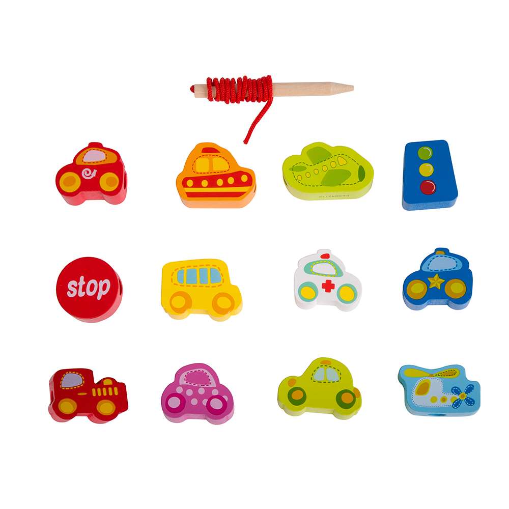 Classic World - Lacing Beads - Traffic - 13pcs