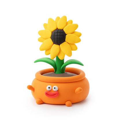 Hey Clay - Modelling Air-Dry Clay with Fun Interactive App - Plant Friends, 15 cans