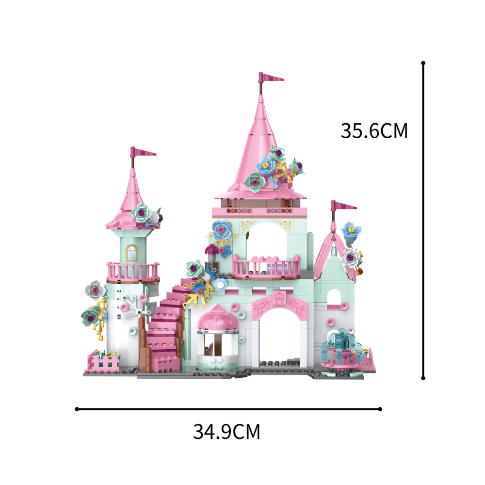 Cogo - Building Block Set - Fairytale Dream Castle - 740 Pieces