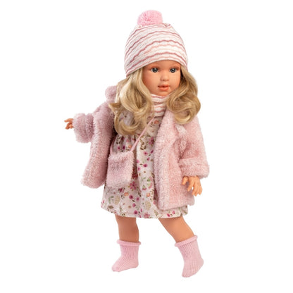 Llorens - Baby Girl Doll with Pink Outfit & Accessories: Lucia - 40cm