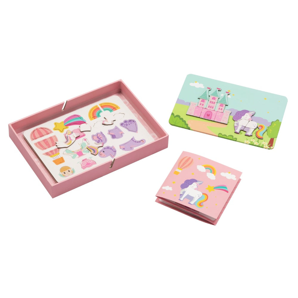 hi Pando - Magnetic Unicorn Puzzle Box with Activity Cards