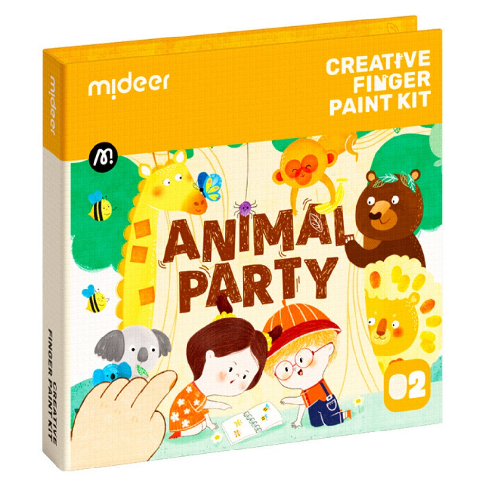 Mideer - Mideer Creative Finger Paint Kit - Animal Party