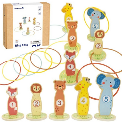 TookyToy - Animal Ring Toss Game