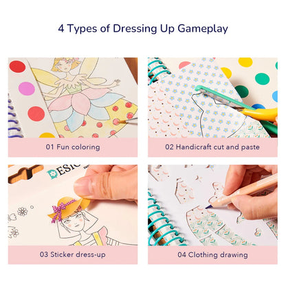 Mideer - Little Designer Arts & Crafts Book Set - Sweet Tea Party