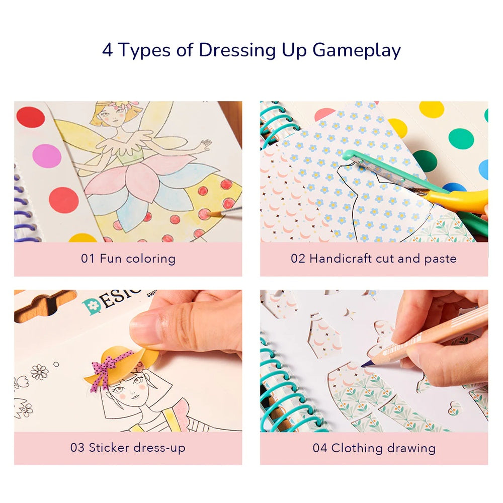 Mideer - Little Designer Arts & Crafts Book Set - Magic Club