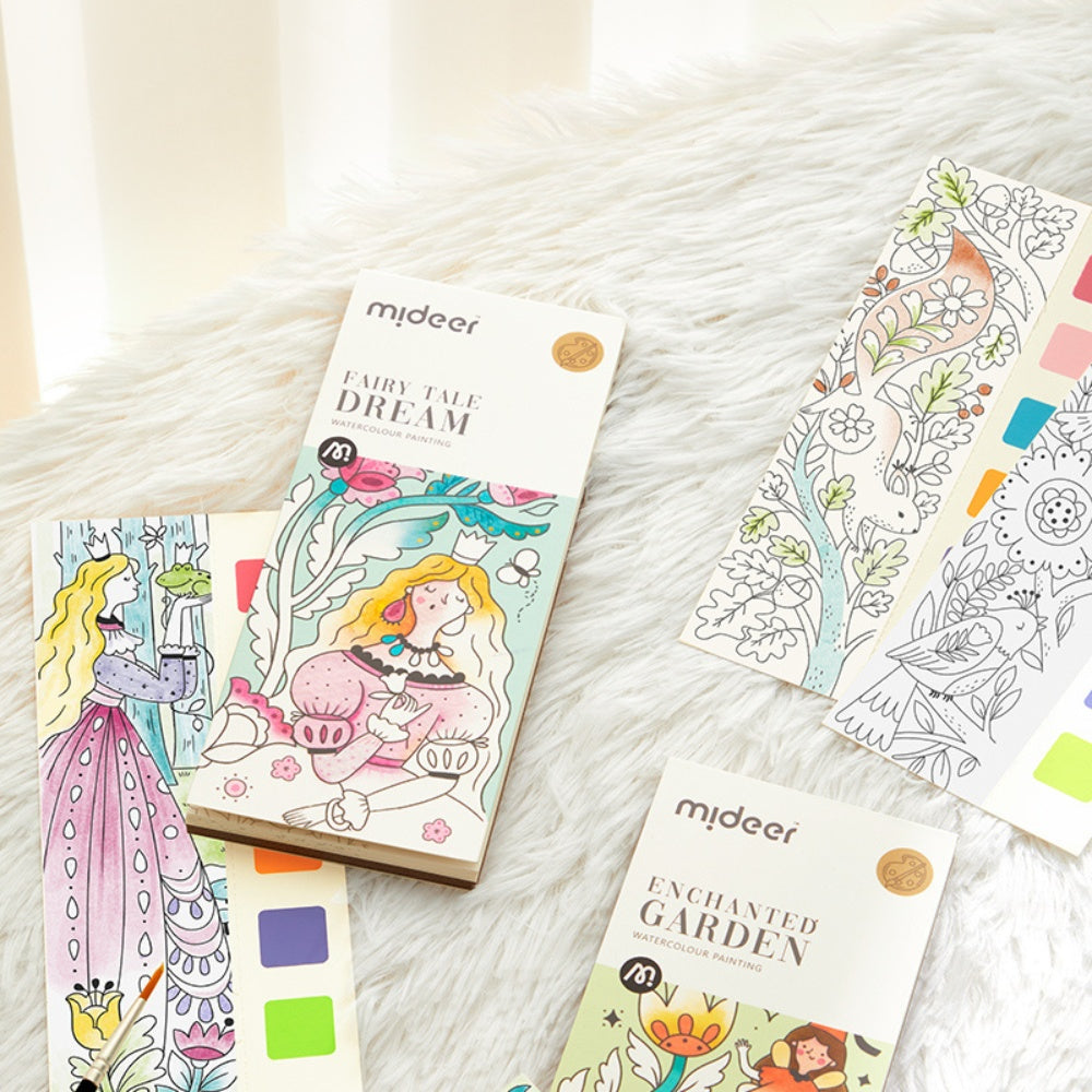 Mideer - Watercolour Painting Set - Travel Size - Enchanted Garden