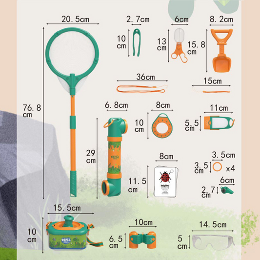 Cogo - Pretend Play Exploration Kit - 18 Pieces