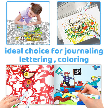 Jar Meló - Washable Markers - Non-Toxic - 48 Colours