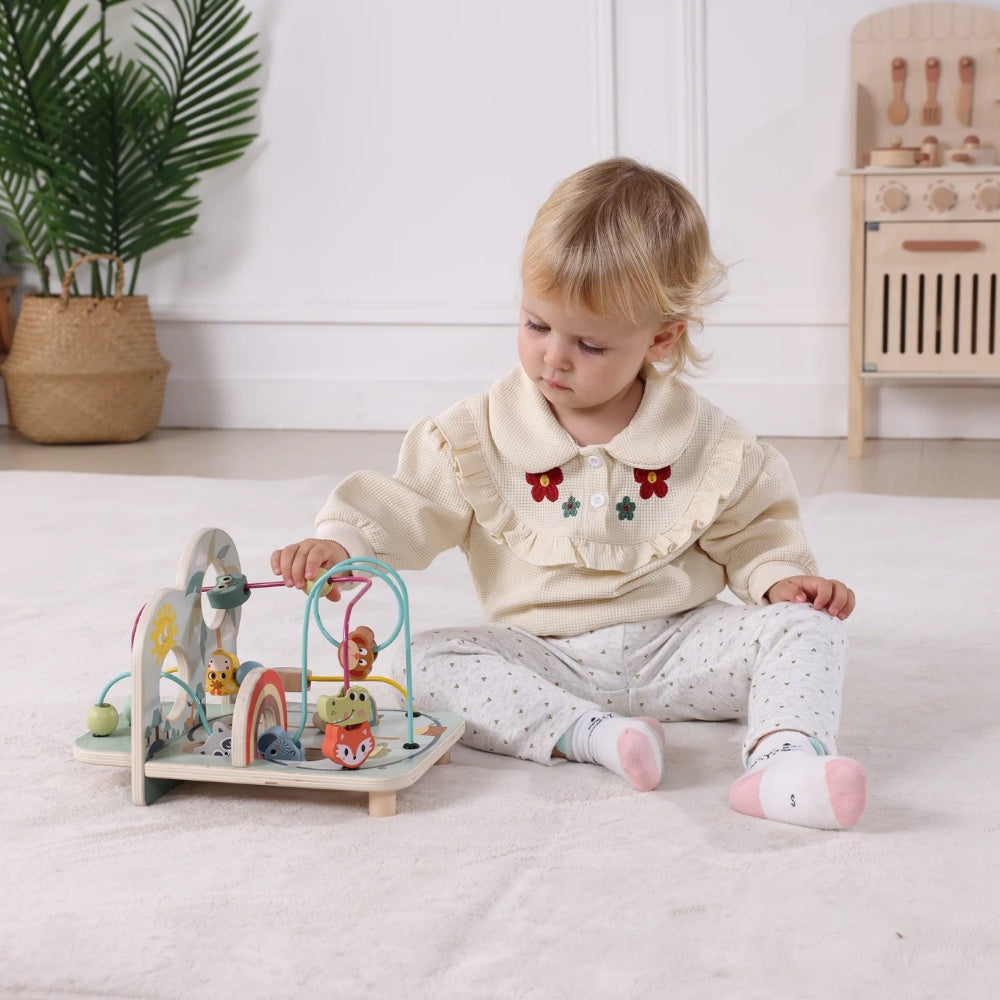 TookyToy - Forest Bead Maze - Wooden Fine Motor Activity Toy