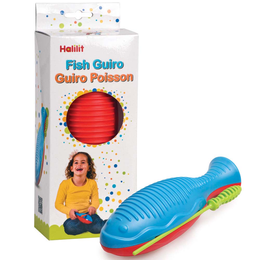 Halilit - Music Instrument for Babies & Toddlers - Fish Guiro