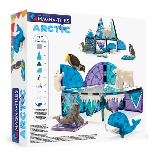 Magna-Tiles - Magnetic Construction Set - Arctic Animals Set - 25pcs