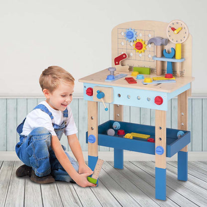 TookyToy - Pretend Play Work Bench & Tools Toy Set - Motherhood
