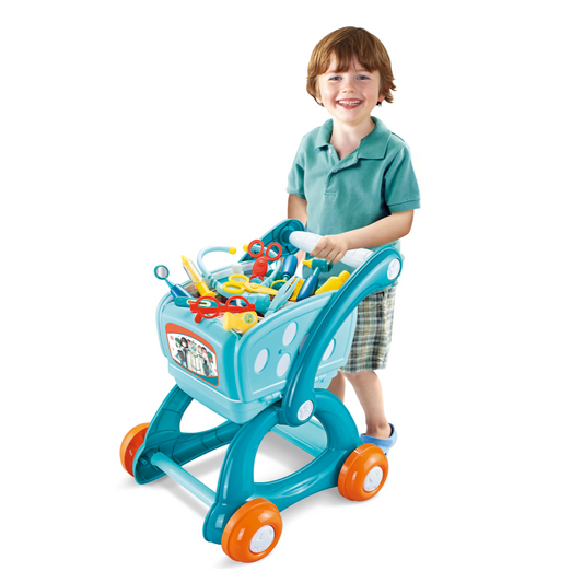 Cogo - Pretend & Play 2-in-1 Doctor Set & Convertible Cart