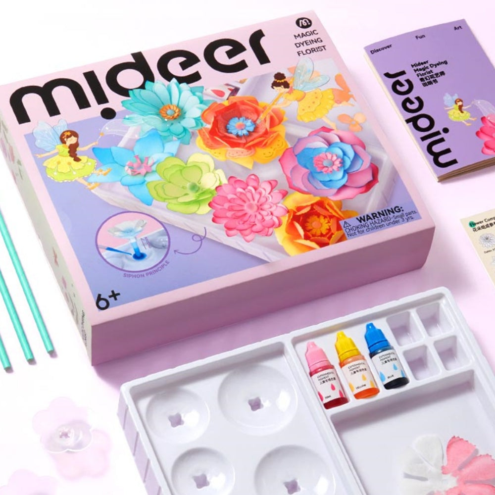 Mideer - Paper Flower Craft Kit - Creative Arts & Crafts Set