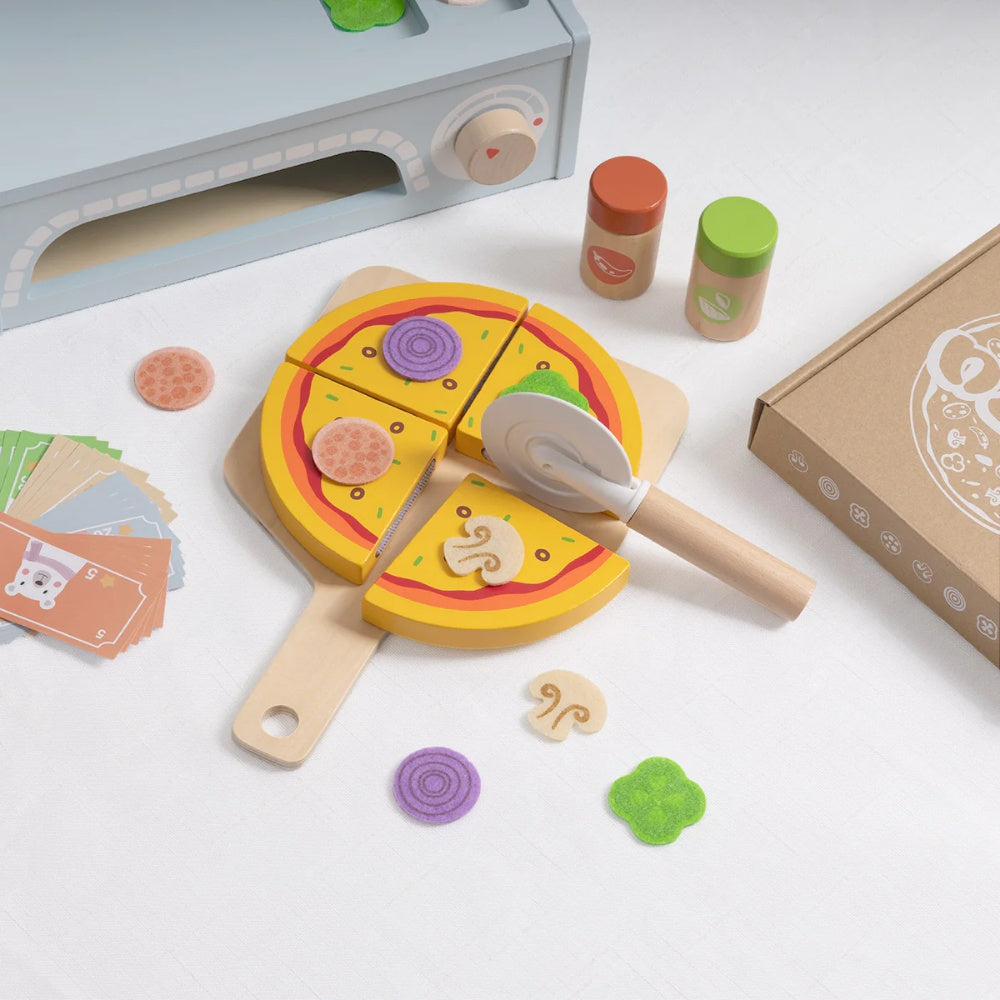 TookyToy - Pretend Play Pizza Oven Toy Set