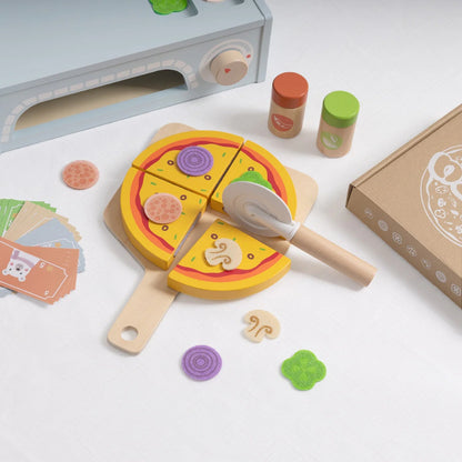 TookyToy - Pretend Play Pizza Oven Toy Set