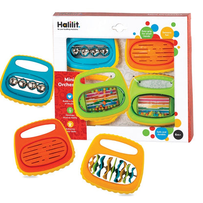 Halilit - Music Instrument for Babies & Toddlers - Mini Orchestra - Gift Set of 4 -**