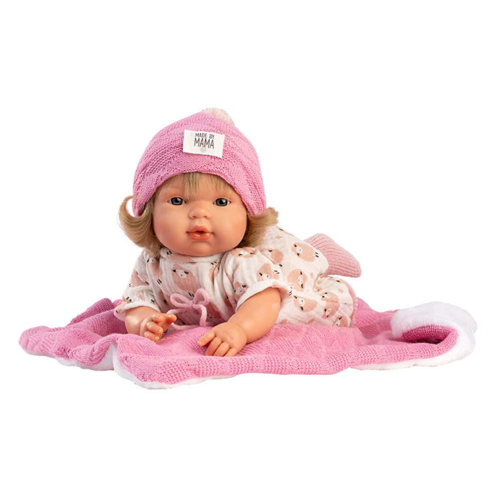 Llorens - Baby Girl Doll with Crying Mechanism, Clothing, & Accessories: Lola - 38cm