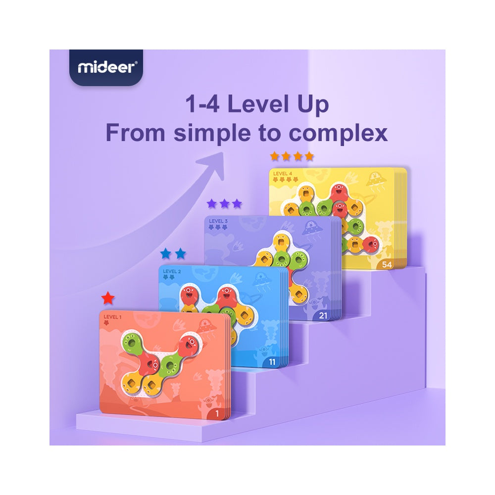 Mideer - Logical Game Monster Fun! Brain Teaser Challenges for Kids