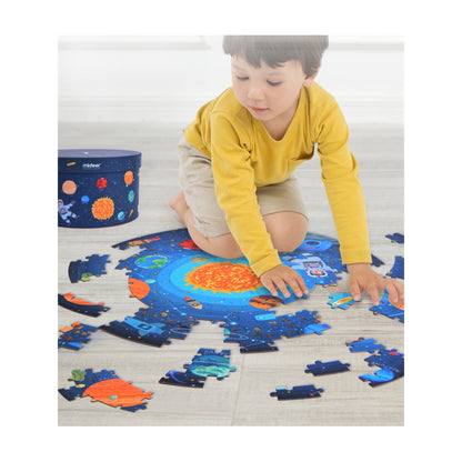 Mideer - Round Puzzle - Wondering Through Space - 150pcs