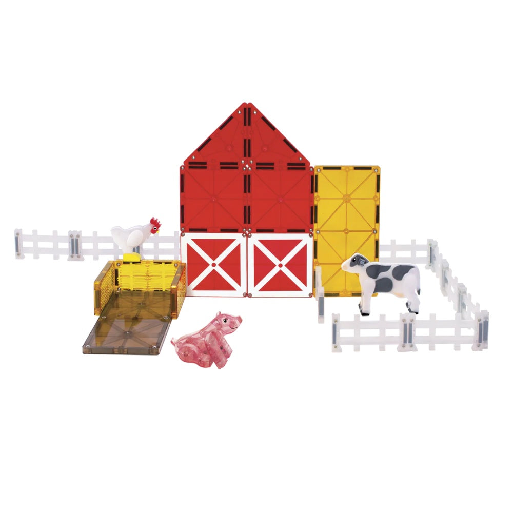 Magna-Tiles - Magnetic Construction Set - Farm Animals Set - 25pcs