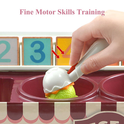 TopBright - Ice Cream Colour & Number Sorting Game with Activity Cards
