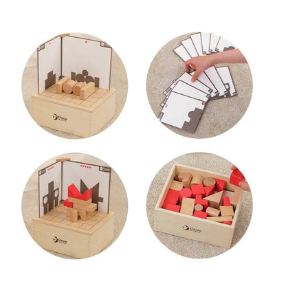 Classic World - Building Blocks - Spatial Thinking Game & Activity Cards