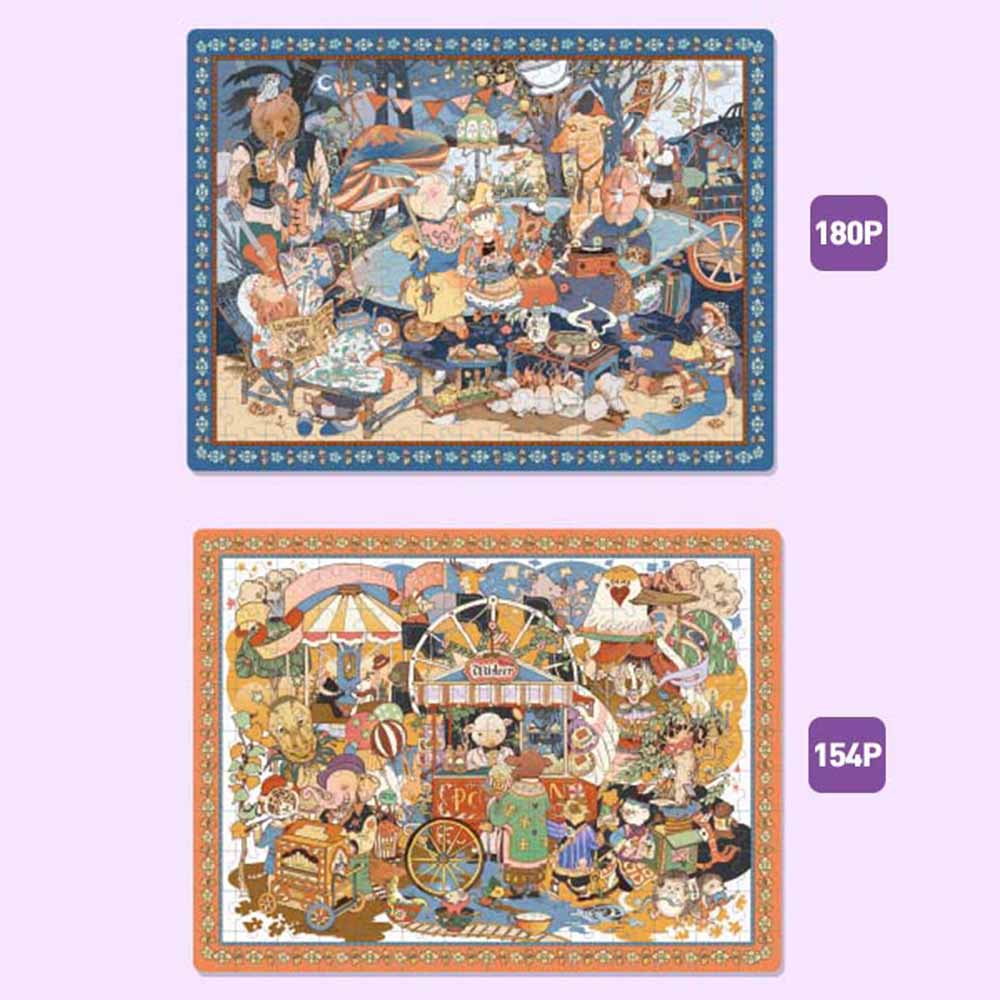 Mideer - Level Up Jigsaw Puzzle for Kids - 2-in-1 - Level 6 Forest Fantasy