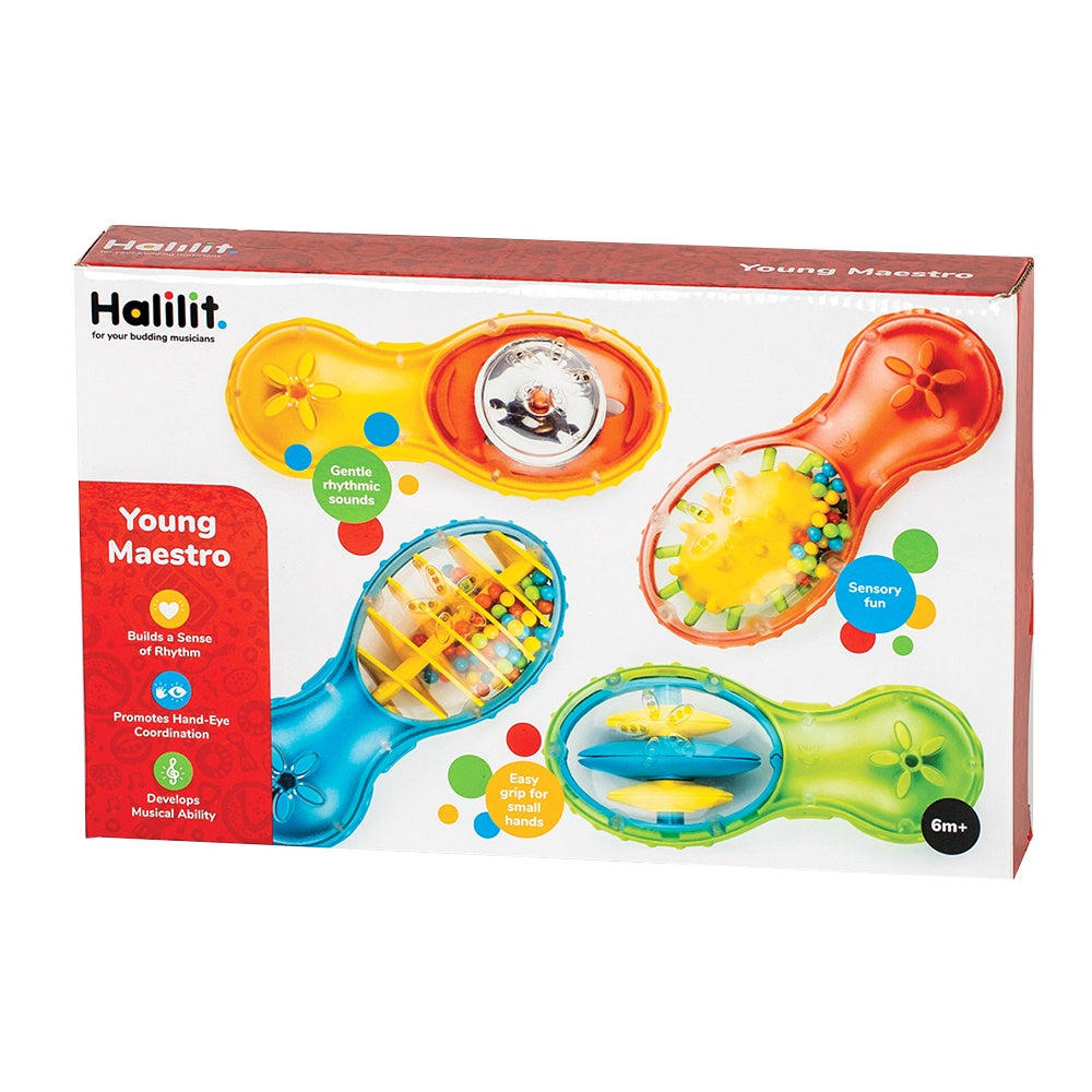 Halilit - Music Instrument for Babies & Toddlers - Young Maestro Set of 4 -**