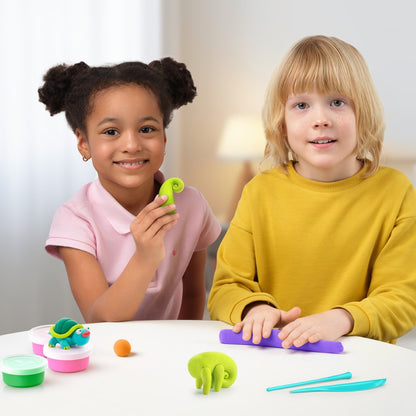 Hey Clay - Modelling Air-Dry Clay with Fun Interactive App - Exotic Pets, 15 cans