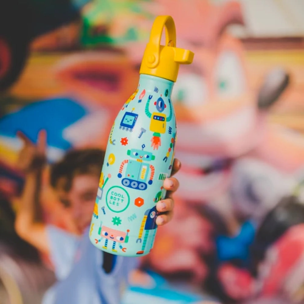 Cool Bottles - Kids Triple-Insulated Water Bottle - Short Circuit 500ml