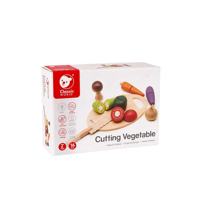 Classic World - Pretend & Play - Cutting Vegetable - 9pcs