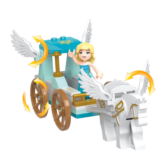 Cogo - Building Block Set - Fairytale Dream Winter Castle - 928 Pieces