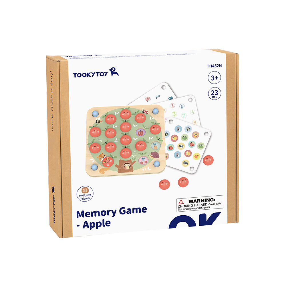 TookyToy - Apple Memory Game with Activity Cards - Motherhood