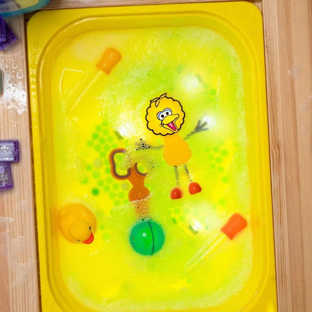 Glo Pals - Water Activated Light-Up Sensory Toys - Big Bird Sesame Street
