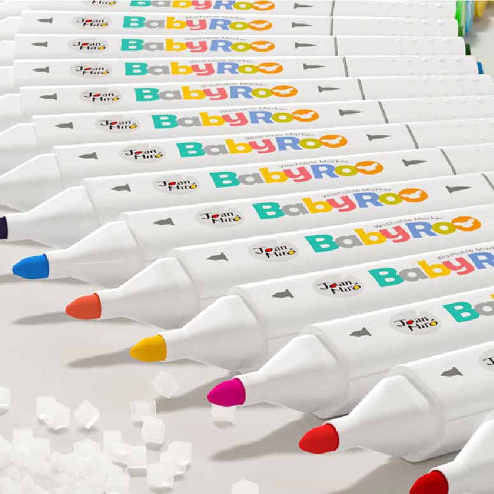 Jar Meló - Dual-Tip Washable Art Markers - 24 Colours