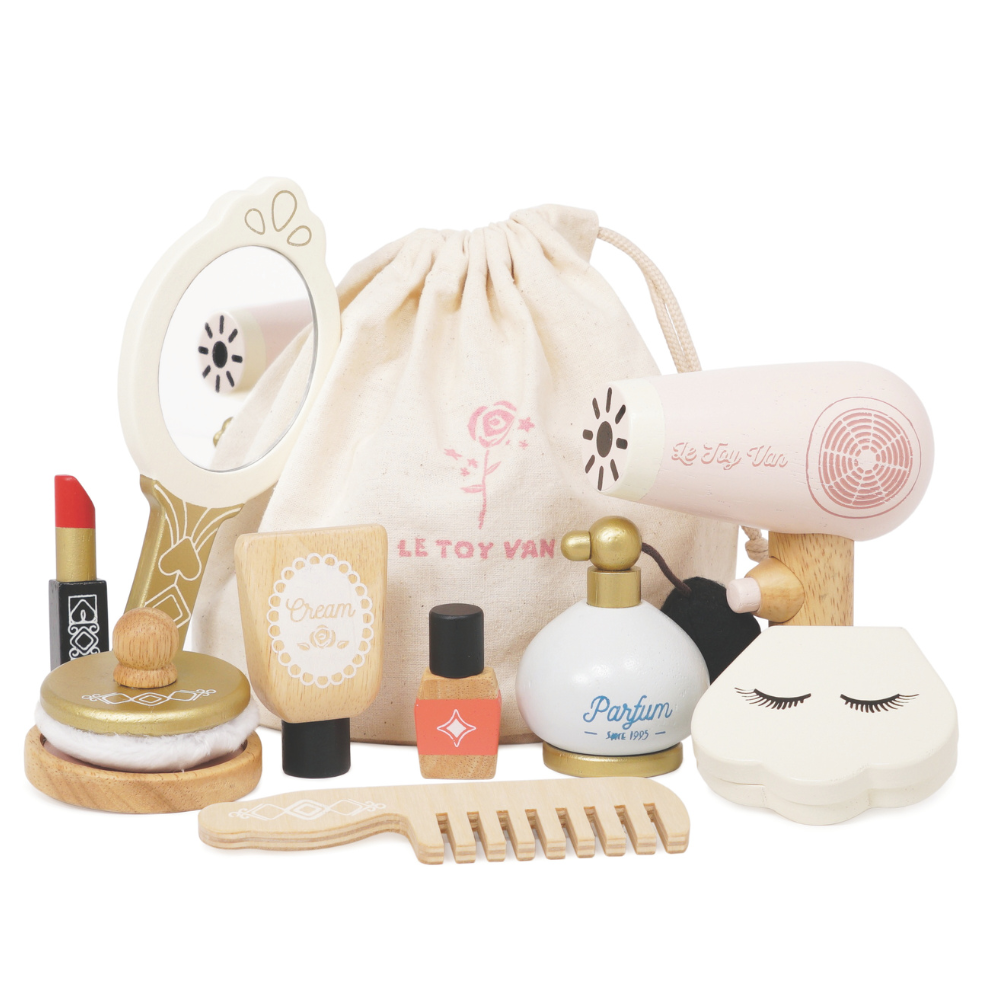 Le Toy Van - Wooden Vanity Star Beauty Kit - 11pcs