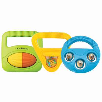 Halilit - Music Instrument for Babies & Toddlers - Shake Jingle & Roll Gift Set of 3 -**
