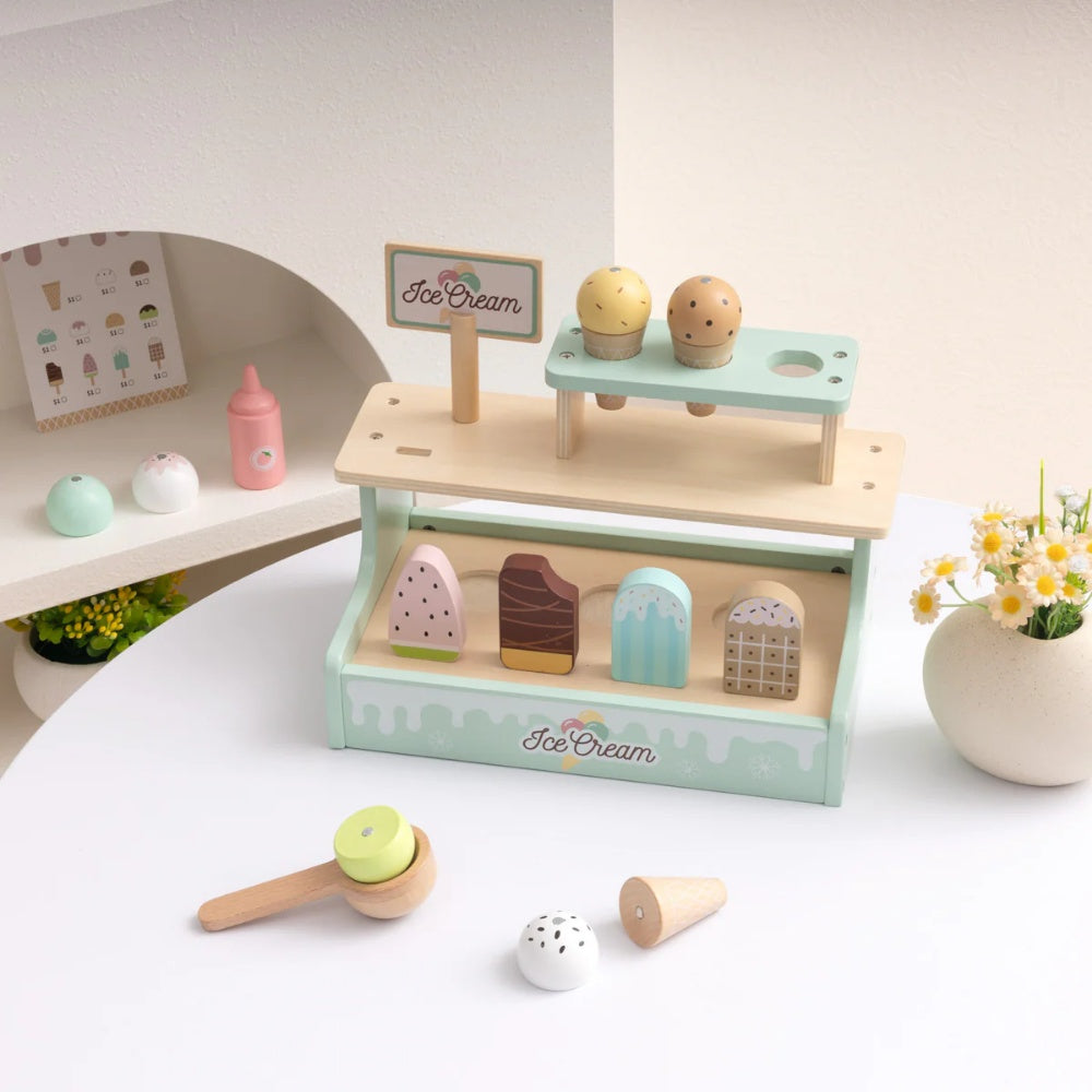 TookyToy - Pretend Play Ice Cream Shop Toy Set